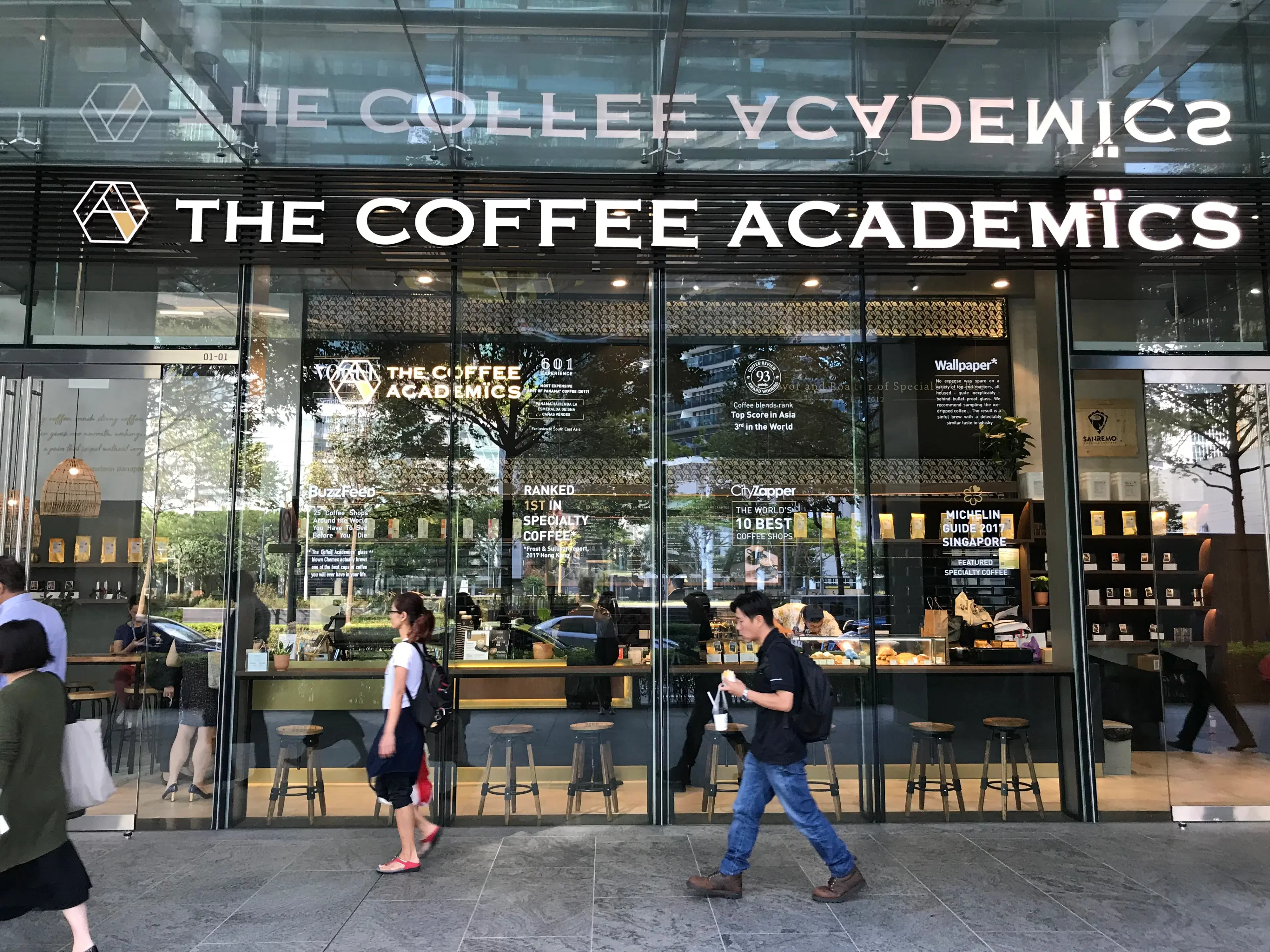 THE COFFEE ACADEMICS (MARINA BAY) — cafe interior by Cereal Project, Hong Kong FEB 5, 2019