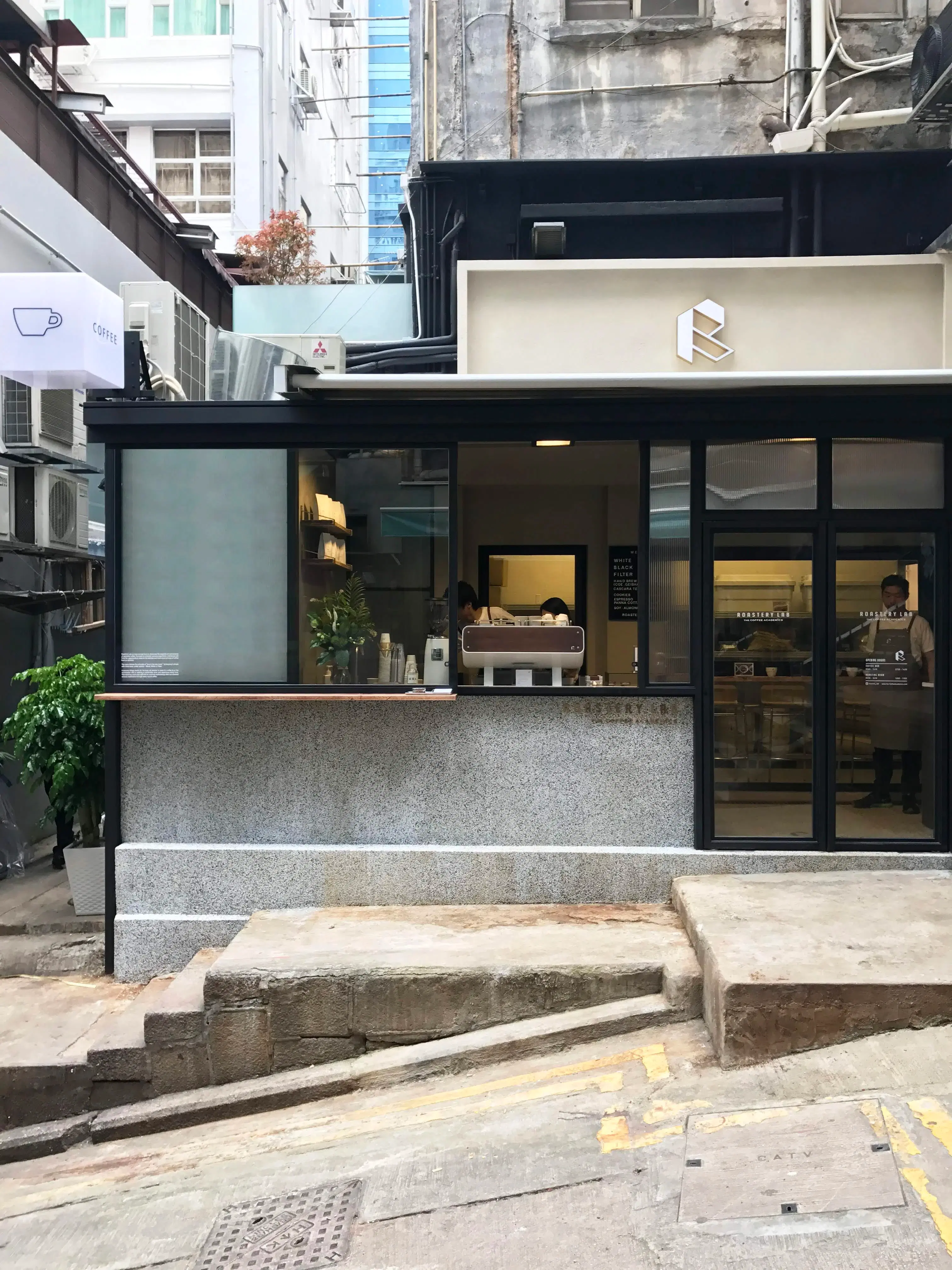 THE ROASTERY LAB (PEEL STREET) — cafe interior by Cereal Project, Hong Kong APR 1, 2017