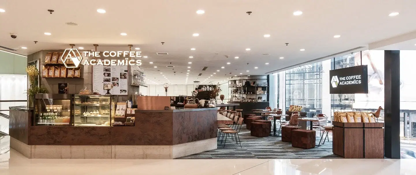 THE COFFEE ACADEMICS (HARBOUR CITY) — cafe interior by Cereal Project, Hong Kong JUN 1, 2014